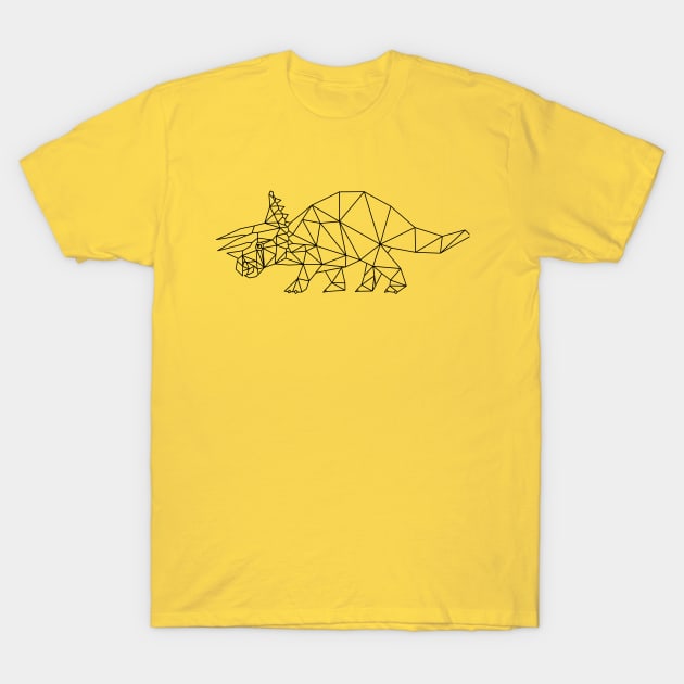 Jurassic Triceratops Dinosaur T-Shirt by DimDom